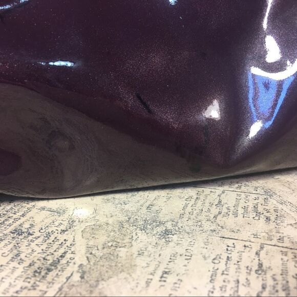 Purple Patent Leather Coach Maggie Bag - Picture 16 of 16